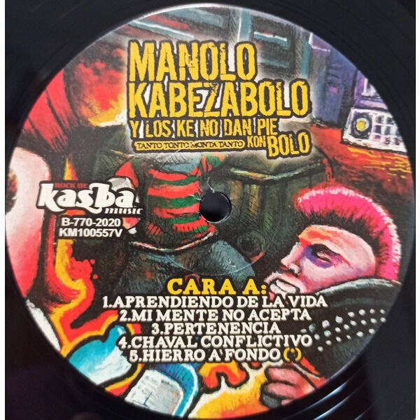 Manolo Kabezabolo Tanto Tonto Monta Tanto LP, Vinilos, Historia Nuestra