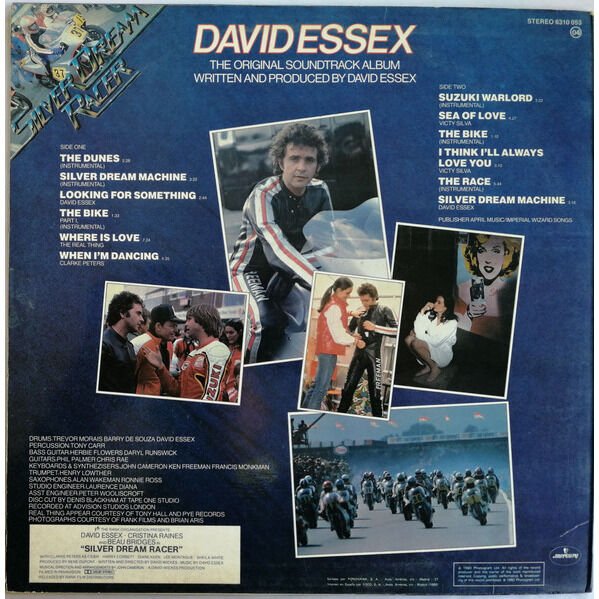 David Essex Silver Dream Racer LP, Vinilos, Historia Nuestra