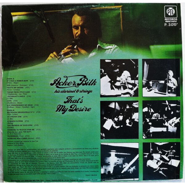 Acker Bilk That's My Desire LP, Vinilos, Historia Nuestra