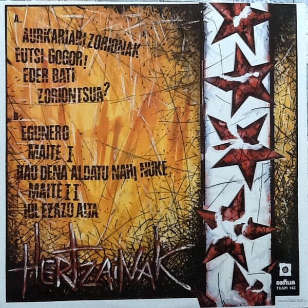Hertzainak Hau Dena Aldatu Nahi Nuke LP, Vinilos, Historia Nuestra