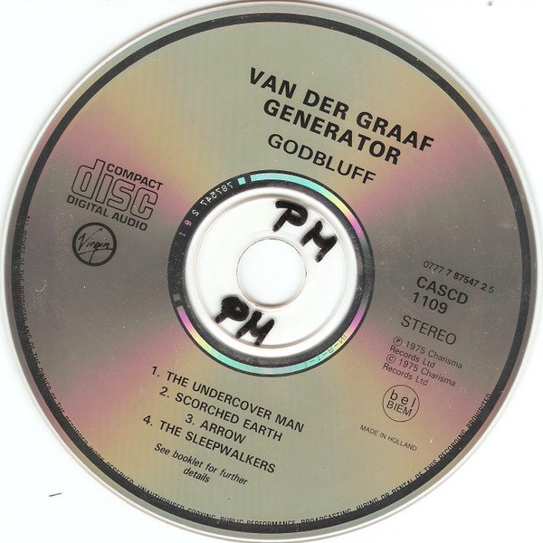 Van Der Graaf Generator Godbluff-CD, CDs, Historia Nuestra