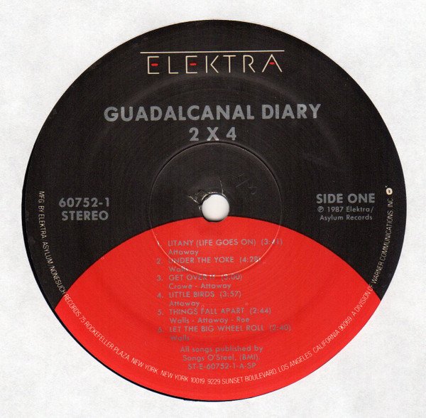 Guadalcanal Diary 2 X 4-LP, Vinilos, Historia Nuestra