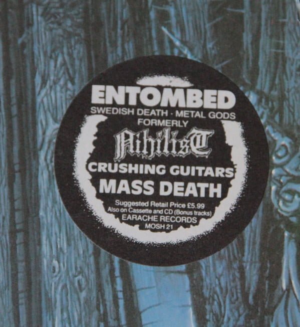 Entombed Left Hand Path-LP, Vinilos, Historia Nuestra