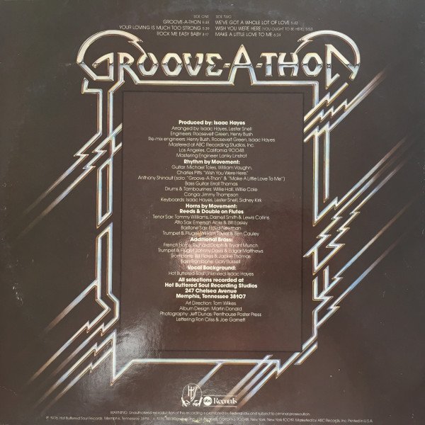 Isaac Hayes Groove-A-Thon-LP, Vinilos, Historia Nuestra