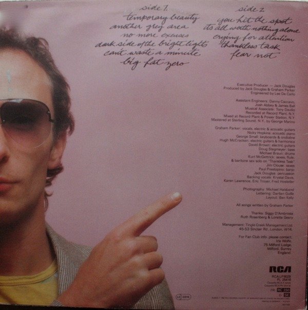 Graham Parker Another Grey Area-LP, Vinilos, Historia Nuestra