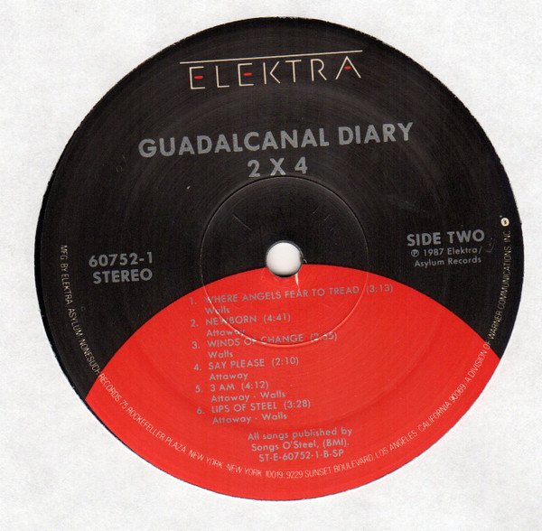 Guadalcanal Diary 2 X 4-LP, Vinilos, Historia Nuestra