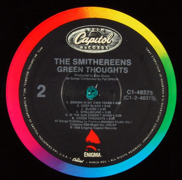 The Smithereens Green Thoughts-LP, Vinilos, Historia Nuestra