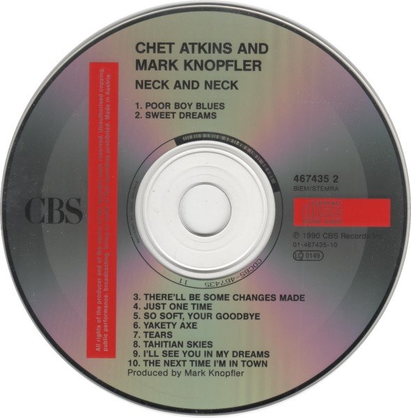 Chet Atkins And Mark Knopfler, Neck And Neck-CD, CDs, Historia Nuestra