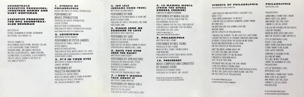 Various, Philadelphia (Soundtrack)-CD, CDs, Historia Nuestra