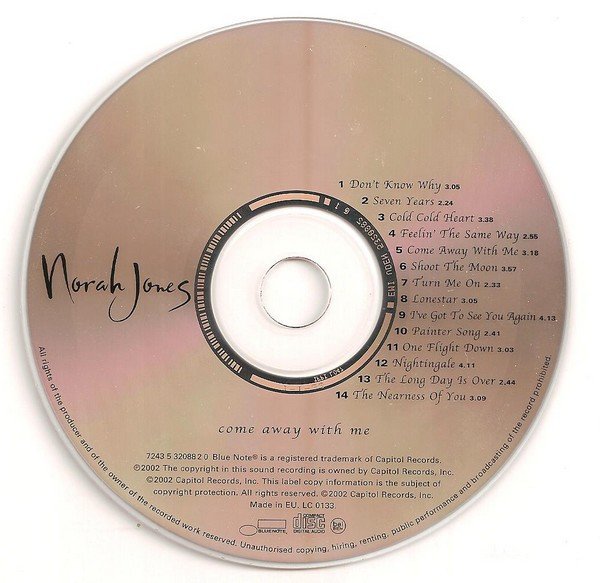 Norah Jones, Come Away With Me-CD, CDs, Historia Nuestra