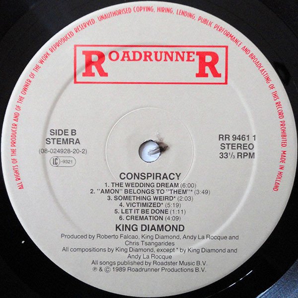 King Diamond, Conspiracy-LP, El Renacer del Vinilo: Un Viaje en "Historia Nuestra", historianuestra.com