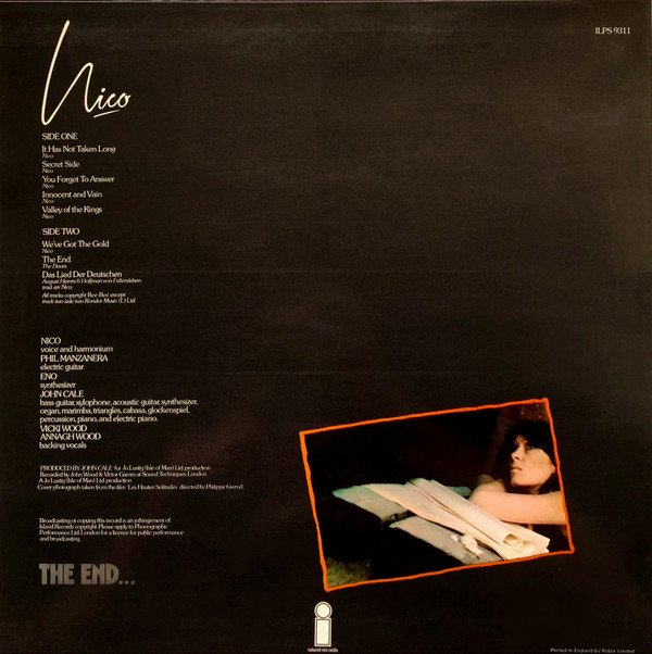 Nico , The End-LP, Vinilos, Historia Nuestra