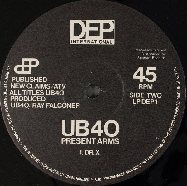 UB40 Present Arms-LP, Vinilos, Historia Nuestra