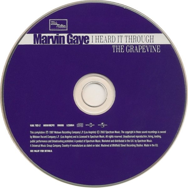 Marvin Gaye, I Heard It Through The Grapevine-CD, CDs, Historia Nuestra