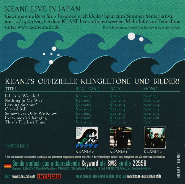 Keane Under The Iron Sea-CD, CDs, Historia Nuestra