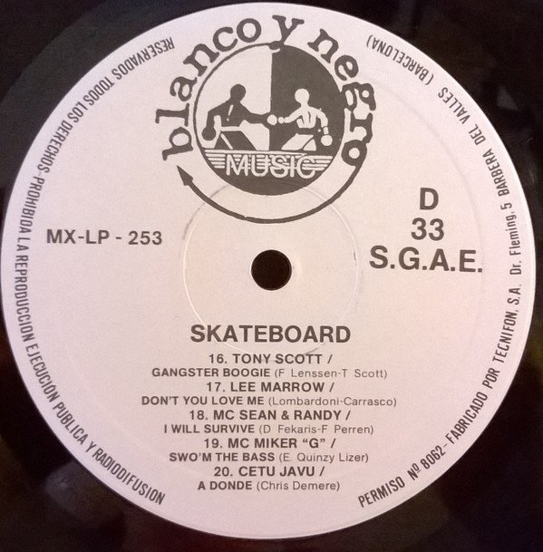 Various, Skate Board-LP, Vinilos, Historia Nuestra