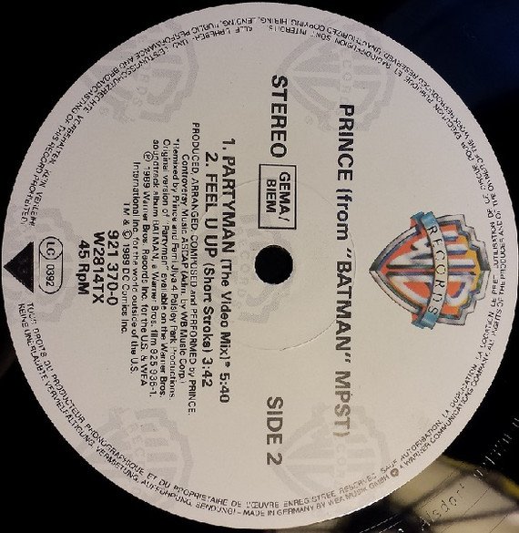 Prince Partyman (Remixes)-12, Vinilos, Historia Nuestra