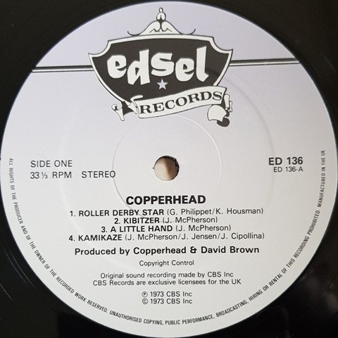 Copperhead, Copperhead-LP, Vinilos, Historia Nuestra