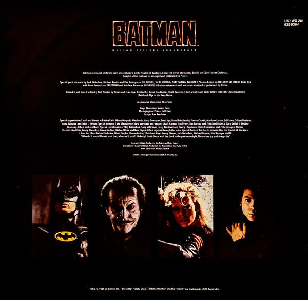 Prince Batman™ (Motion Picture Soundtrack)-LP, Vinilos, Historia Nuestra