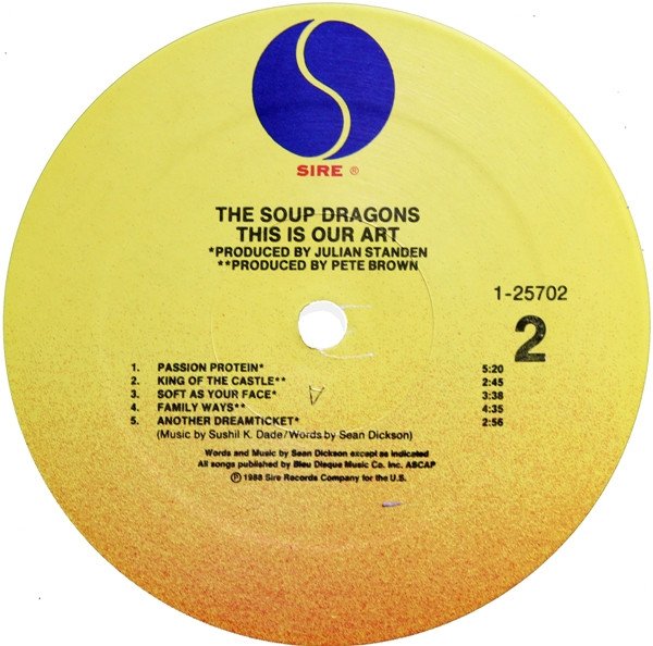 The Soup Dragons This Is Our Art-LP, Vinilos, Historia Nuestra