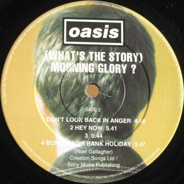 Oasis , (What's The Story) Morning Glory?-LP, Vinilos, Historia Nuestra