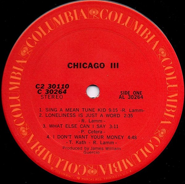 Chicago , Chicago III-LP, Vinilos, Historia Nuestra