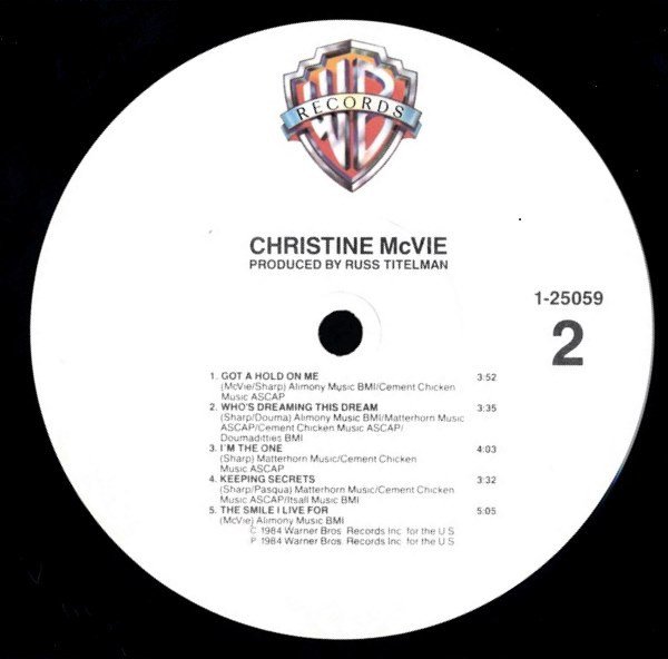 Christine McVie, Christine McVie-LP, Vinilos, Historia Nuestra