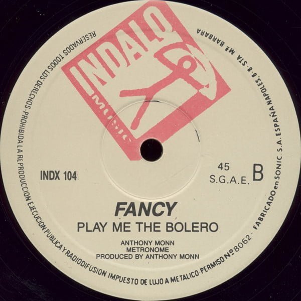 Fancy Bolero (Hold Me In Your Arms Again)-12, Vinilos, Historia Nuestra