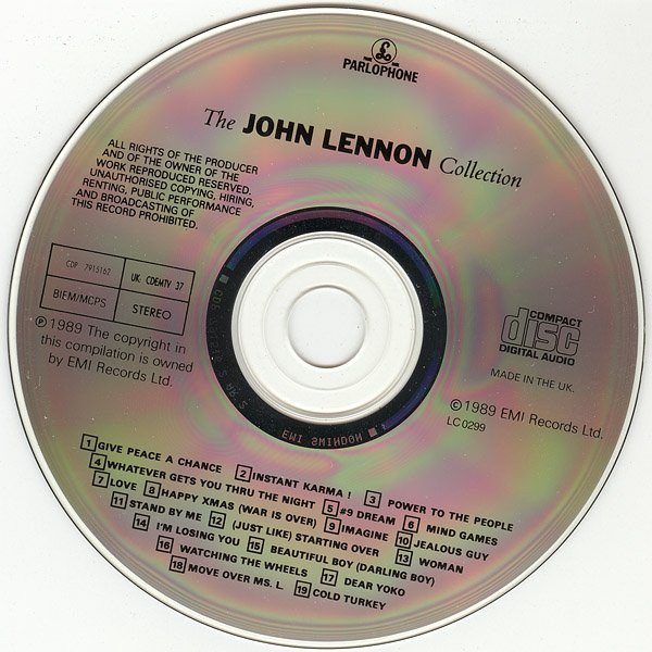 John Lennon The John Lennon Collection-CD, CDs, Historia Nuestra