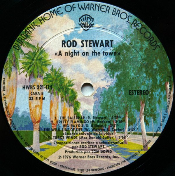 Rod Stewart A Night On The Town-LP, Vinilos, Historia Nuestra