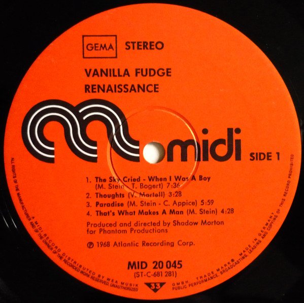 Vanilla Fudge Renaissance-LP, Vinilos, Historia Nuestra