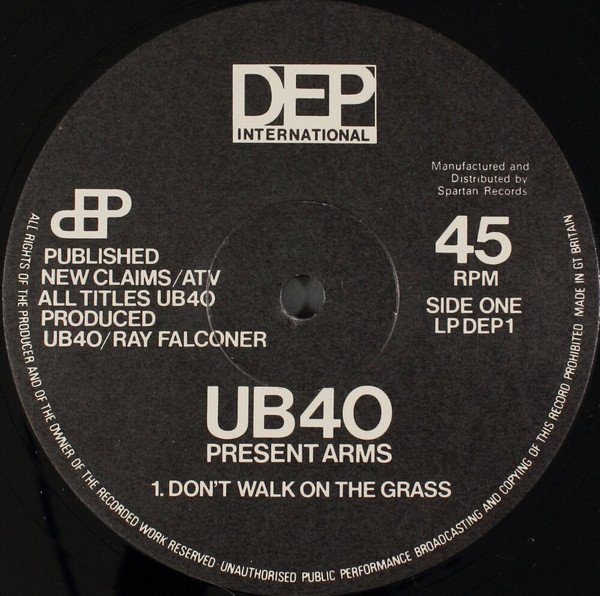 UB40 Present Arms-LP, Vinilos, Historia Nuestra