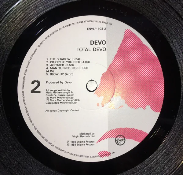 Devo, Total Devo-LP, Vinilos, Historia Nuestra