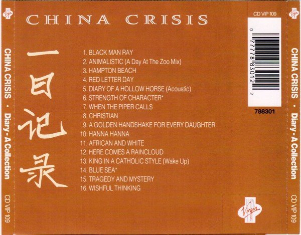 China Crisis, Diary - A Collection-CD, CDs, Historia Nuestra