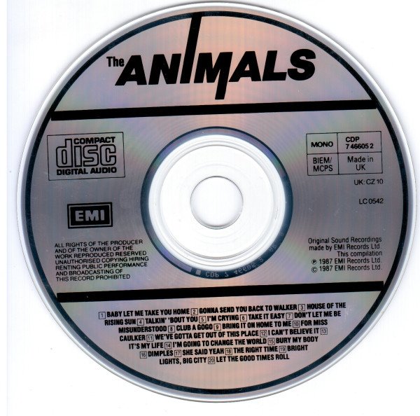 The Animals, The Singles Plus-CD, CDs, Historia Nuestra