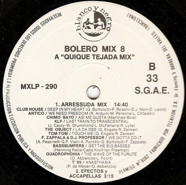 Various Bolero Mix 8-2xLP, Vinilos, Historia Nuestra