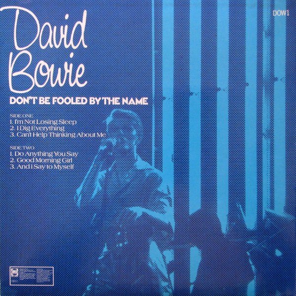 David Bowie, Don't Be Fooled By The Name-10 inch, Vinilos, Historia Nuestra