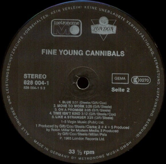 Fine Young Cannibals Fine Young Cannibals-LP, Vinilos, Historia Nuestra