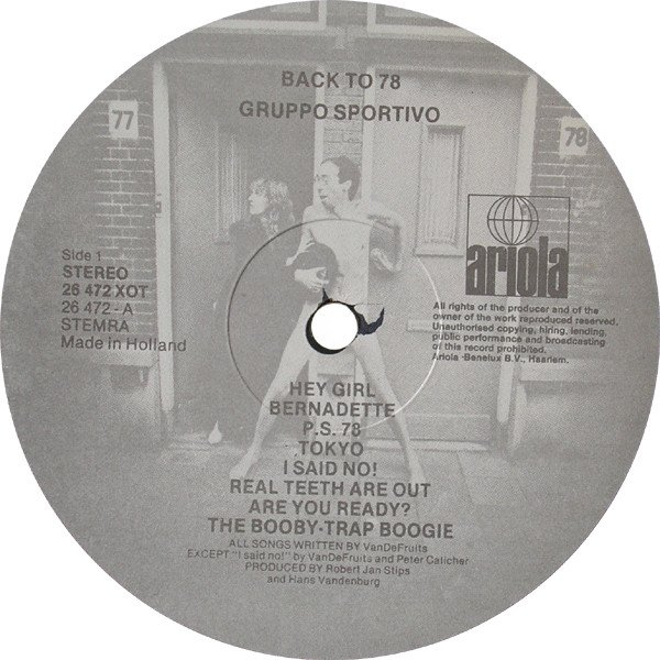 Gruppo Sportivo Back To 78-LP, Vinilos, Historia Nuestra