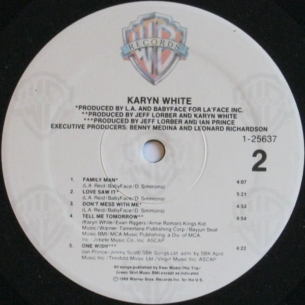 Karyn White Karyn White-LP, Vinilos, Historia Nuestra