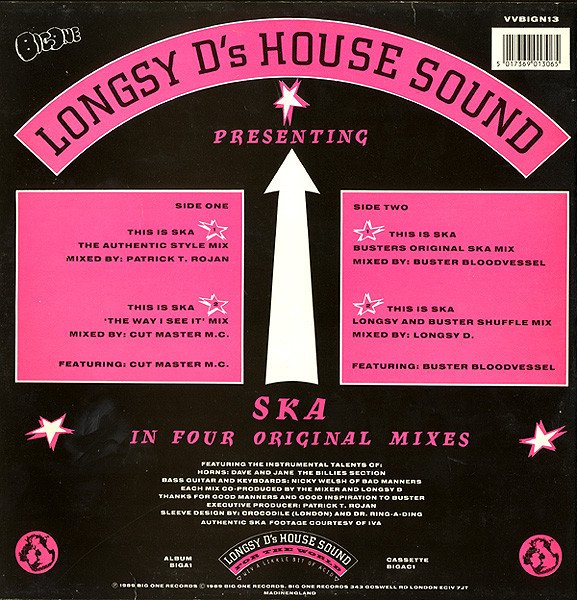 Longsy D's House Sound, This Is Ska 12 inch, Vinilos, Historia Nuestra