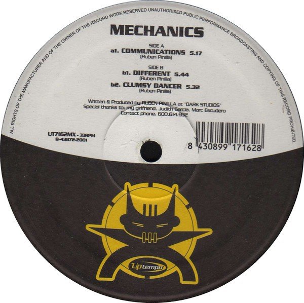 Mechanics, Communications-12 inch, Vinilos, Historia Nuestra