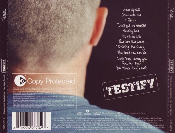Phil Collins Testify-CD, CDs, Historia Nuestra