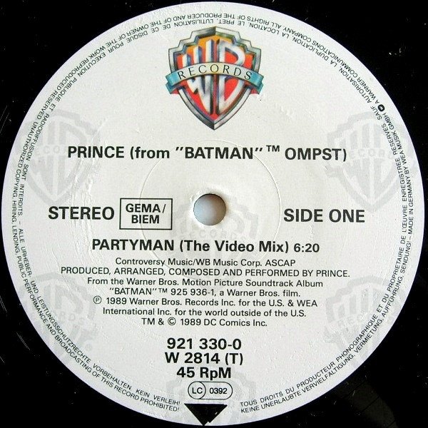 Prince Partyman-12, Vinilos, Historia Nuestra