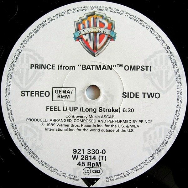 Prince Partyman-12, Vinilos, Historia Nuestra