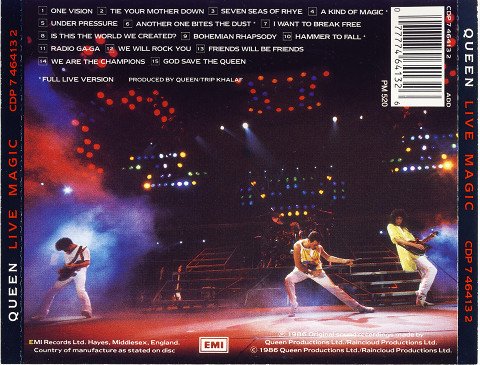 Queen Live Magic-CD, CDs, Historia Nuestra