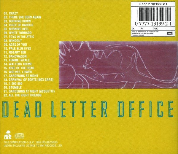 R.E.M. Dead Letter Office-CD, CDs, Historia Nuestra