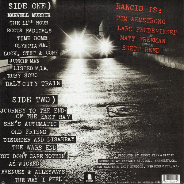 Rancid ...And Out Come The Wolves-LP, Vinilos, Historia Nuestra