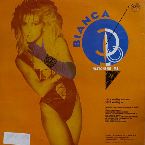 Bianca , Watching Me-12 inch, Vinilos, Historia Nuestra