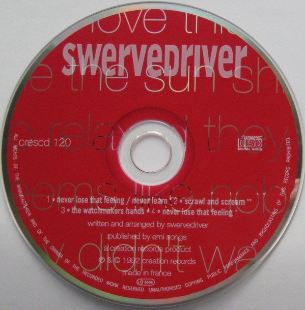 Swervedriver Never Lose That Feeling-CD, CDs, Historia Nuestra